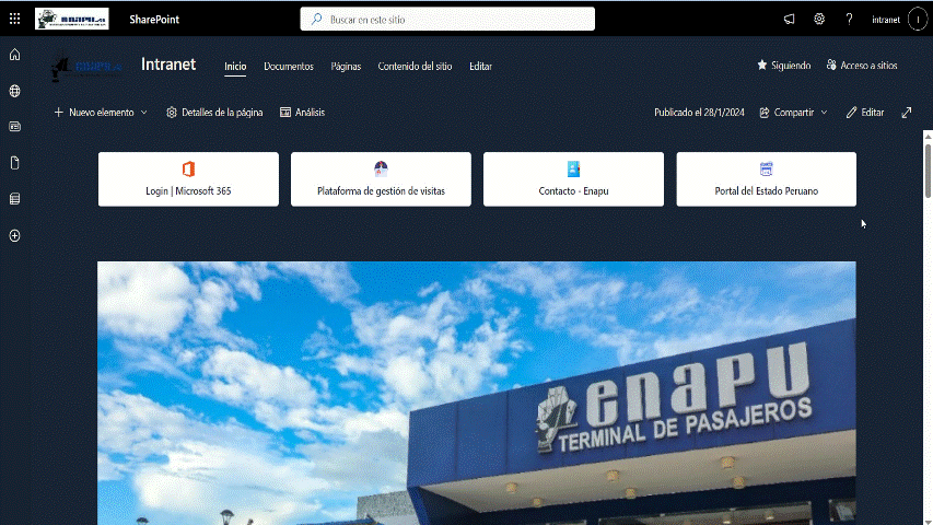 Intranet Corporativa ENAPU